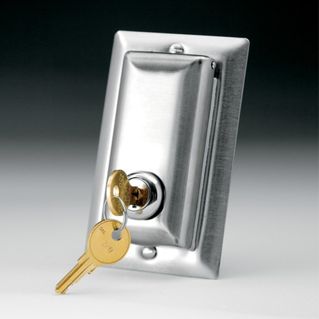 DA-LITE Switch Plate, Key Lock Decora- 98837